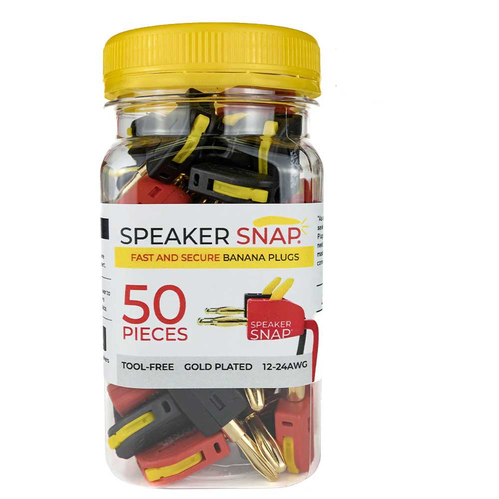 Speaker Snap Banana Plug 50 Pack