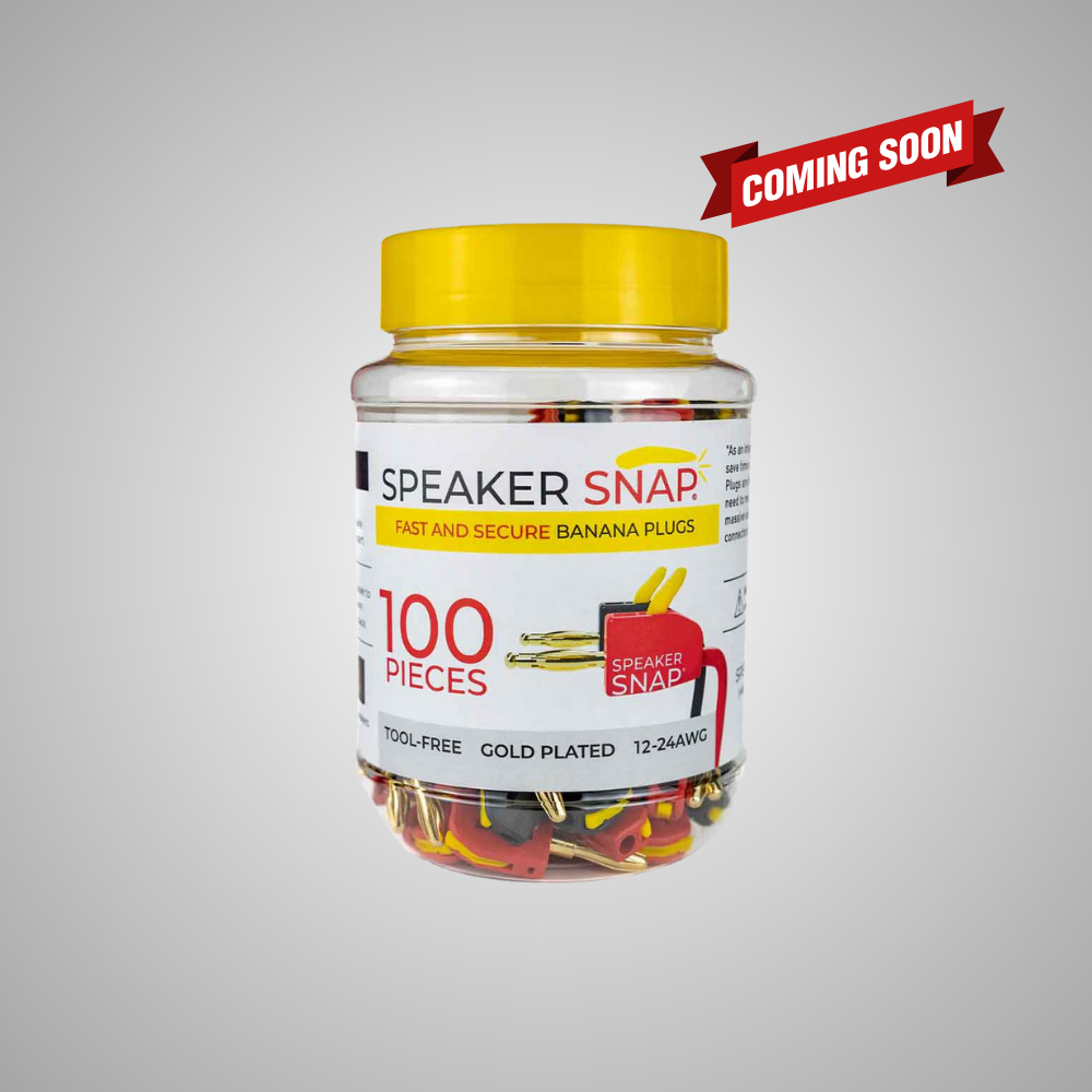 Speaker Snap Banana Plug 100 Pack