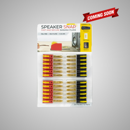 Speaker Snap Banana Plug 24 Pack