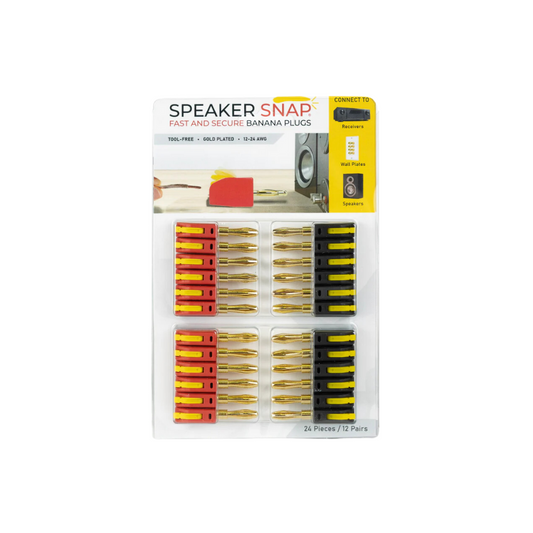 Speaker Snap Banana Plug 24 Pack