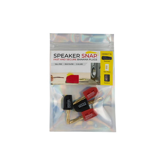 Speaker Snap Banana Plug 4 Pack