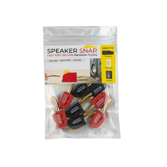 Speaker Snap Banana Plug 8 Pack