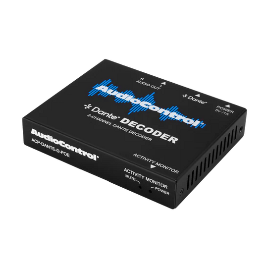 AudioControl 2-Channel Analog Audio Output DANTE Decoder