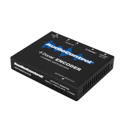 AudioControl 2-Channel Analog Audio Input DANTE Encoder