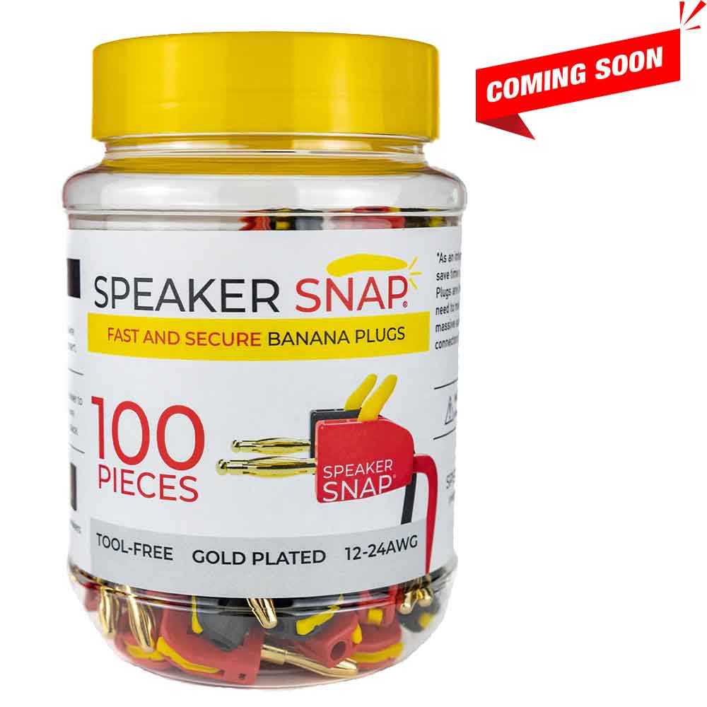 Speaker Snap Banana Plug 100 Pack