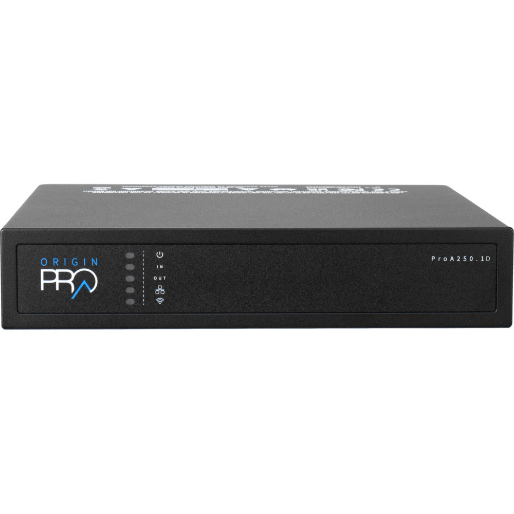 Origin PRO | 2-channel Power Amplifier with Dante®, 125W/ch at 4/8 ohm