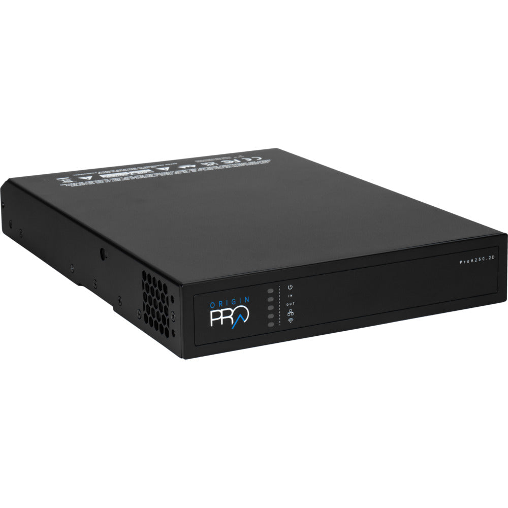 Origin PRO | 4-channel Power Amplifier with Dante®, 125W/ch at 4/8 ohm